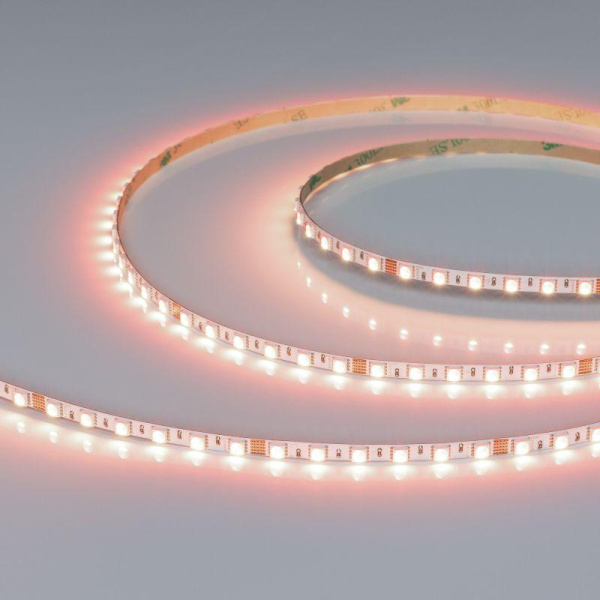 Лента светодиодная RT-H96-5mm 24В RGBW-White-4-in-1 10Вт/м IP20 узкая (уп.5м) Arlight 058433