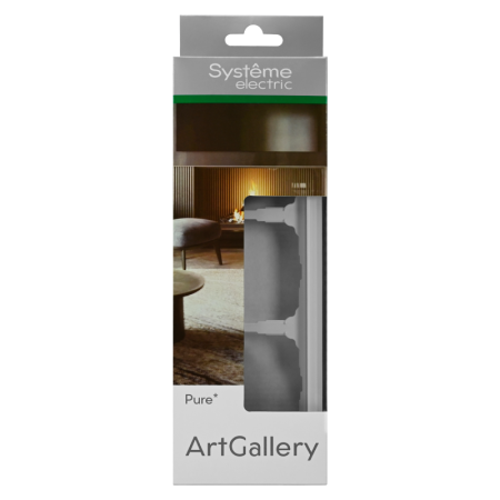 Рамка 3-м ArtGallery Pure органич. стекло бел. SE GAL320103