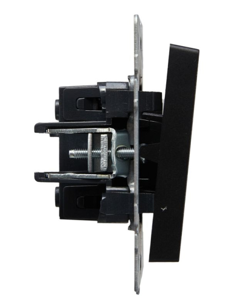 Выключатель 1-кл. СП BRITE ВС10-1-0-БрЧ 10А механизм черн. IEK BR-V10-0-10-K02