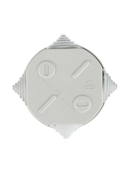 Коробка распаячная ОП 75х40 IP44 KM41237 (4 каб.ввод.) IEK UKO11-075-040-000-K41-44