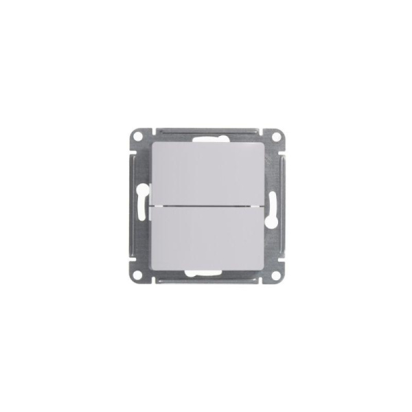 Выключатель 2-кл. СП Glossa 10А IP20 (сх. 5) 10AX механизм бел. SE GSL000151