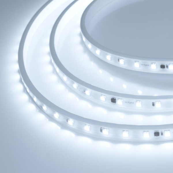 Лента светодиодная ARL-PV-B54-15.5mm 230V White 6000К 8Вт/м IP65 5060 герметичная (уп.10м) Arlight 029403(2)