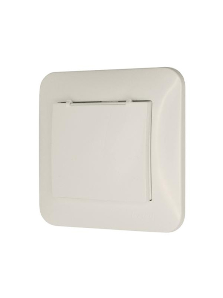 Розетка 1-м СП ASTI 16А IP44 с заземл. с крышкой ПБТ механизм крем. LEZARD 7081-0388-123BIPCH