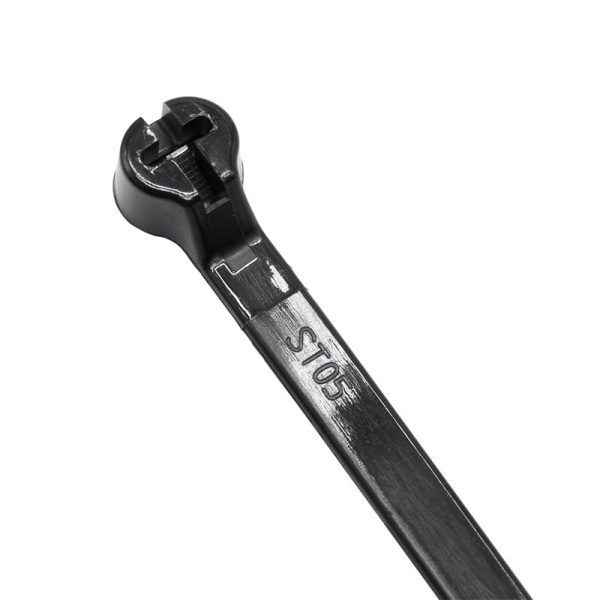 Хомут кабельный 3.6х140 P6.6 с двойн. замком черн. (уп.100шт) DKC 21309SR