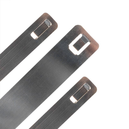 Бирка маркировочная стальная МБС (304) 89х10 (уп.100шт) Fortisflex 71878