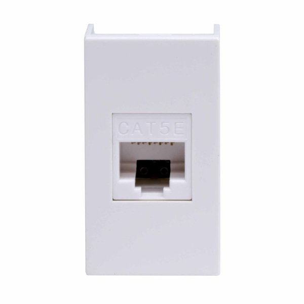 Розетка компьютерная 1-м 1мод. Viva RJ45 кат.5E бел. DKC 45038