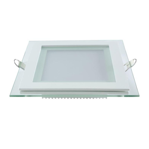 Светильник светодиодный Glass 6Вт 4000К IP20 490лм 220-240В d80х80мм 100х100х35мм ДВО квадрат. встраив. монтажный с декоративн. стеклом GAUSS 948111206