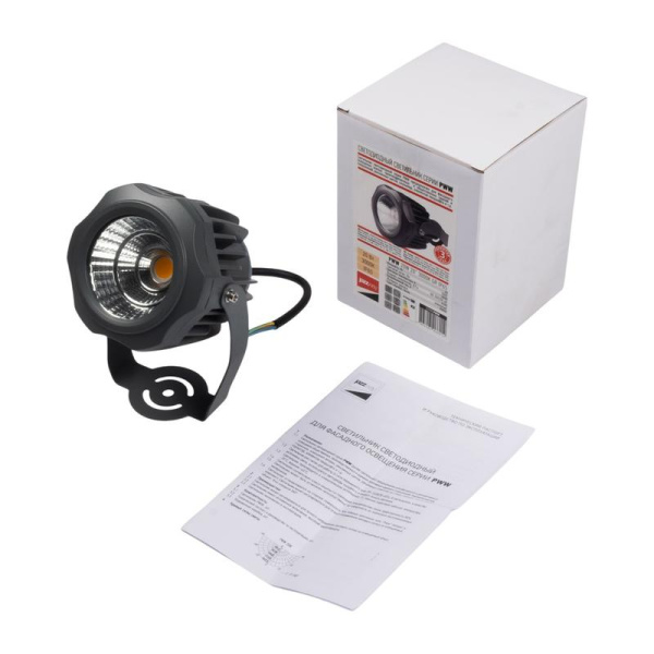 Светильник светодиодный PWW 20Вт 3000К IP65 GR 20град. архитектурный JazzWay 5066014