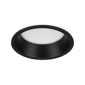 Светильник светодиодный MS-BREEZE-BUILT-R82-9W Warm3000 BK 80 deg IP20 230В металл Arlight 036619