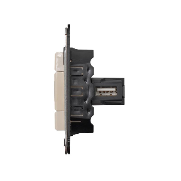 Розетка USB 2.0 1-м СП Avanti "Ванильная дымка" тип А-А DKC 4405403