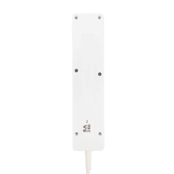 Удлинитель 4х3м с заземл. 6А IP20 ПВС 3х0.75 бел. PROCONNECT 11-7219