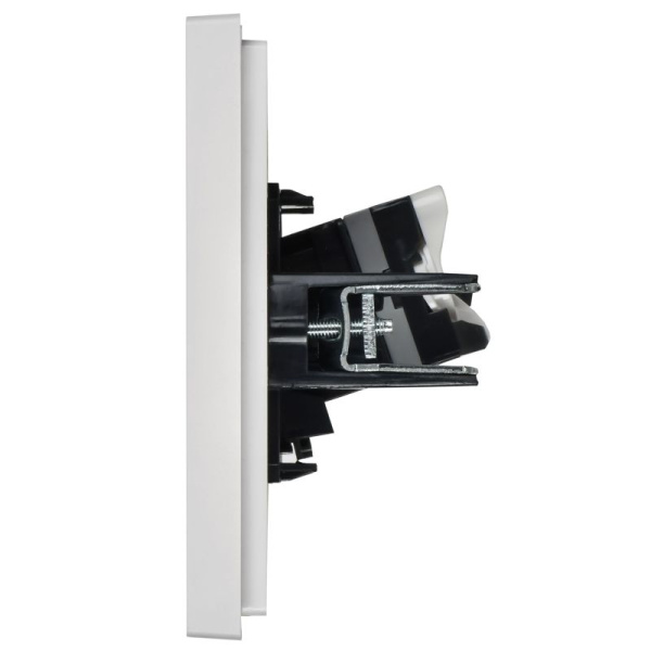 Розетка компьютерная 2-м RJ45 кат.5E FORTE&PIANO FP233 бел. IEK FP-K20-1-K01