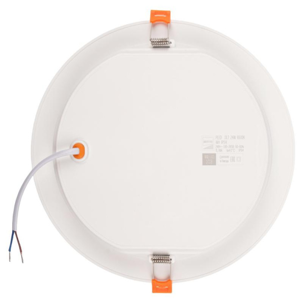 Светильник светодиодный PLED DL7 WH 24Вт 6500К IP54 2040лм встраив. бел. JazzWay 5069121