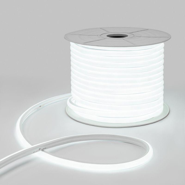 Шнур светодиодный гибкий неон LED SMD форма - D 16х16мм 120LED/м бел. (уп.50м) Neon-Night 131-085