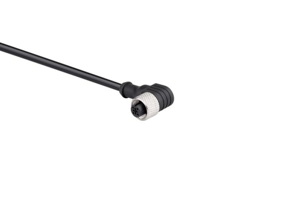 Кабель соединительный 5м с гнездом M12х4 90град. ПВХ IP68 EMAS SKM12P4DXV5
