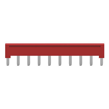 Перемычка для клемм СМК 222-621D 6кв.мм 10PIN Rexant 07-5226