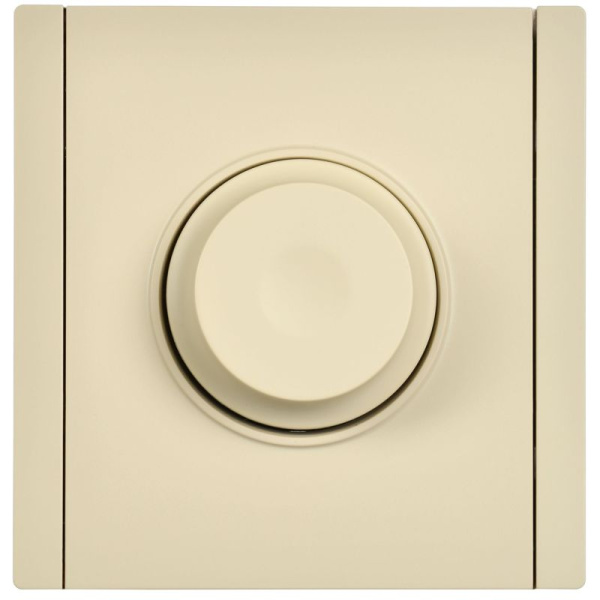 Светорегулятор поворотно-нажимной СП FORTE&PIANO FP454 600Вт ваниль IEK FP-D20-0600-K10