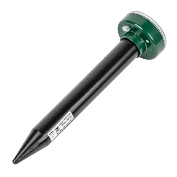 Устройство UDR-S20 SOL GREEN для отпугивания кротов и змей на солнечной батарее пост. частота вибрации аккум. в копл. IP44 зел. Uniel UL-00010412