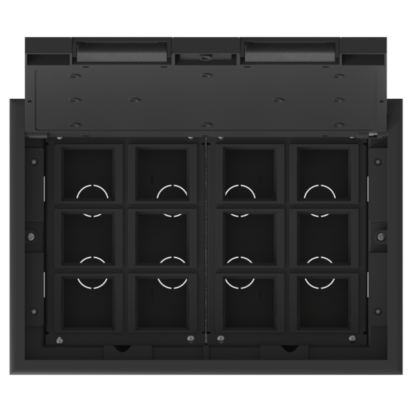 Люк MultiDesk MDK10 на 24мод. IP40 с монтажной коробкой для фальшпола SE MDK10124