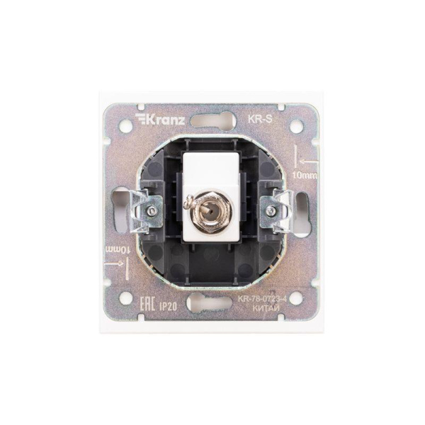 Розетка СП STRONG MIELE TV жемчуг Kranz KR-78-0723-4