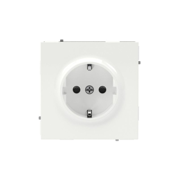 Розетка силовая KANT 2P+E защ. шторки бел. магнолия DKC 7000003