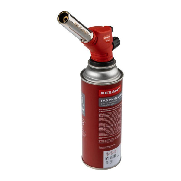 Горелка-насадка газовая GT-34 360град. с пьезоподжигом Rexant 12-0034