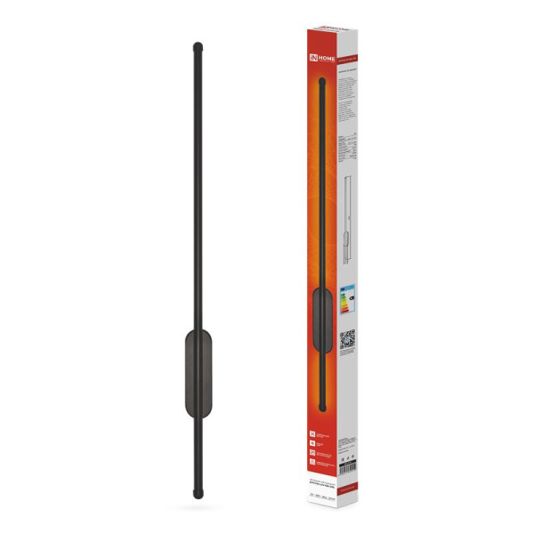 Светильник светодиодный ESTETIKA LUV-80B-30BL 15Вт 3000К 1050лм 230В 800х50х25 черн. IN HOME 4690612054414