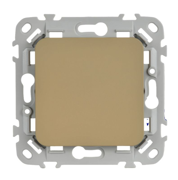 Заглушка СП FLITE ЗГ-ФлХ с суппортом механизм хаки IEK FI-PL10-K59