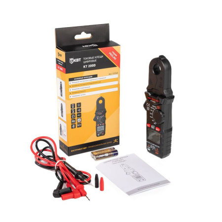 Клещи токовые цифровые КТ 200D PROLINE КВТ 101563