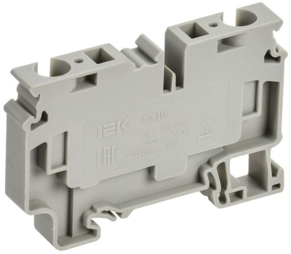 Клемма пружинная проходная CX10 10кв.мм сер. ARMAFIX IEK AF-CT40-00-K03-010