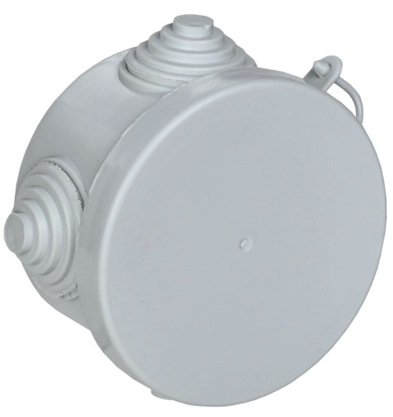 Коробка распаячная КМ ОП d65х40мм IP54 4 вв (7035) GENERICA UKO21-065-040-000-K03-54