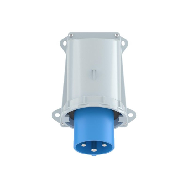 Вилка настенная 63А 2P+E 250В IP67 DKC DIS245M6393