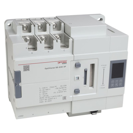 Устройство автоматического ввода резерва 3п OptiVerse SD 630 3P КЭАЗ 389120