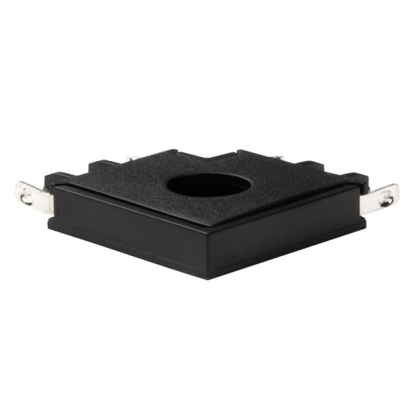 Коннектор L-образный MTR16 CL-BL накладной шинопровод низковольтный черн. JazzWay 5057296