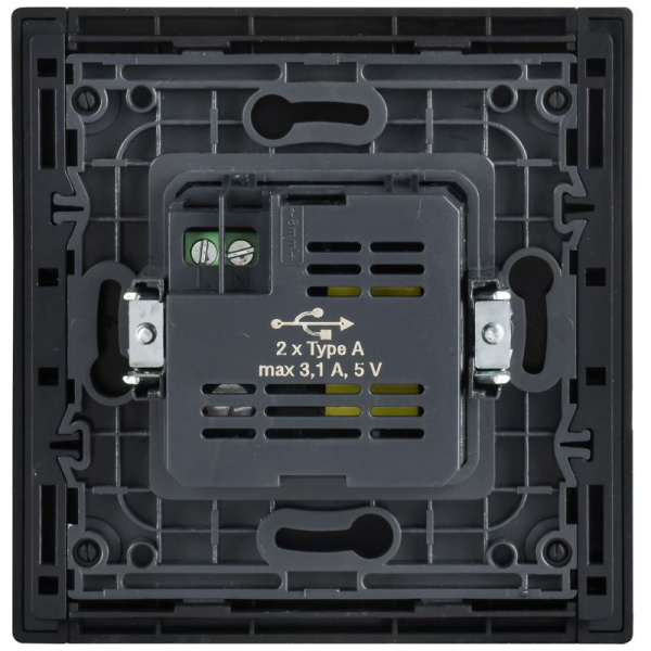 Розетка FORTE&PIANO FP649M USB A+A 3.1А шампань IEK FP-U21-D31-M-K37