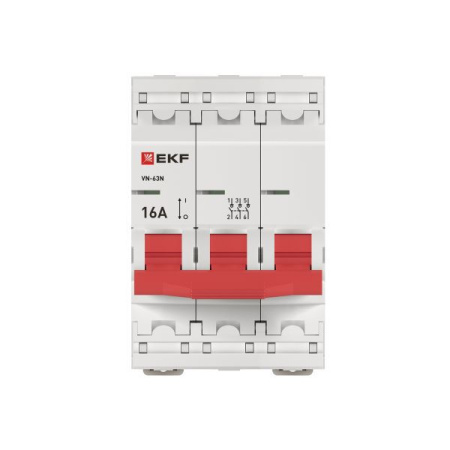 Выключатель нагрузки 3п 16А ВН-63N PROxima EKF S63316