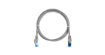 Шнур коммутационный F/UTP 4 пары кат.6 (Класс E) 250МГц 2хRJ45/8P8C T568B заливной с защитой защелки мж BC (чистая медь) 26AWG (7х150мм) LSZH нг(А)-HFLTx свет./сер. 5м NIKOMAX NMC-PC4SE55B-ES-050-C-GY