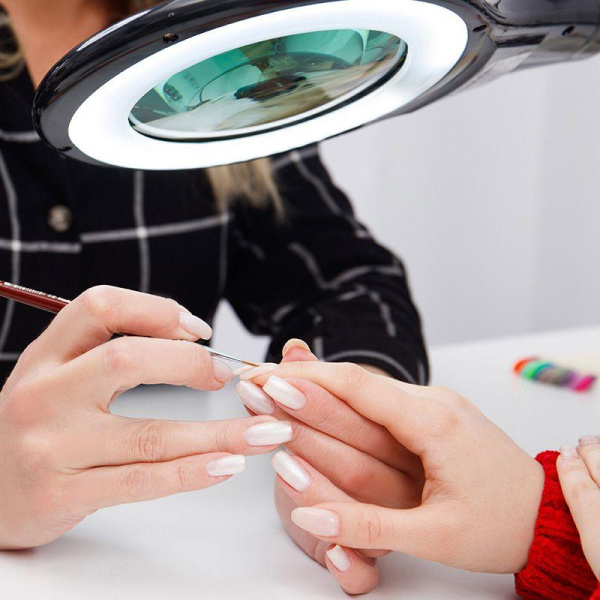 Лупа на струбцине круглая 5D с подсветкой 56 SMD LED d127мм черн. Rexant 31-0406