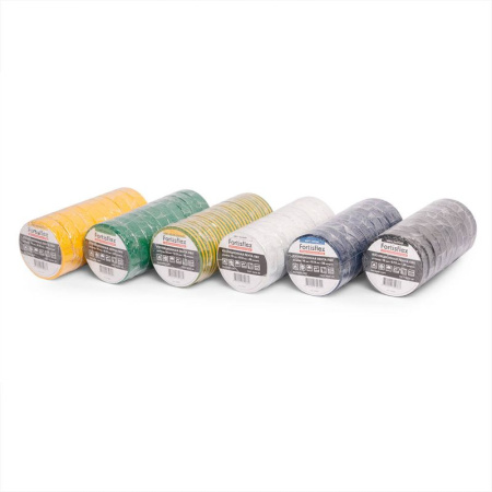 Изолента ПВХ 15х0.13х20 черн. Fortisflex 90809
