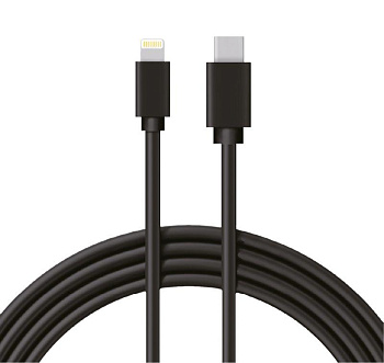 Кабель Type-C-Lightning 3A/1m/PVC/black Rexant 18-1827