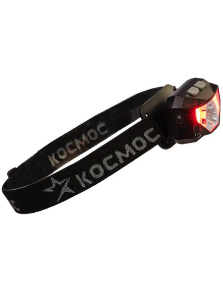 Фонарь налобный аккум. 3Вт XPG 2х3Вт COB/Li-po 1200мА.ч ABS пластик КОСМОС KOC851Lit