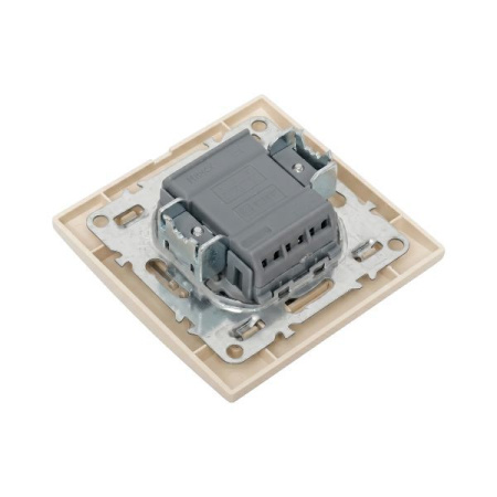 Кнопка нажимная СП Минск 10А беж. EKF ERV10-028-20