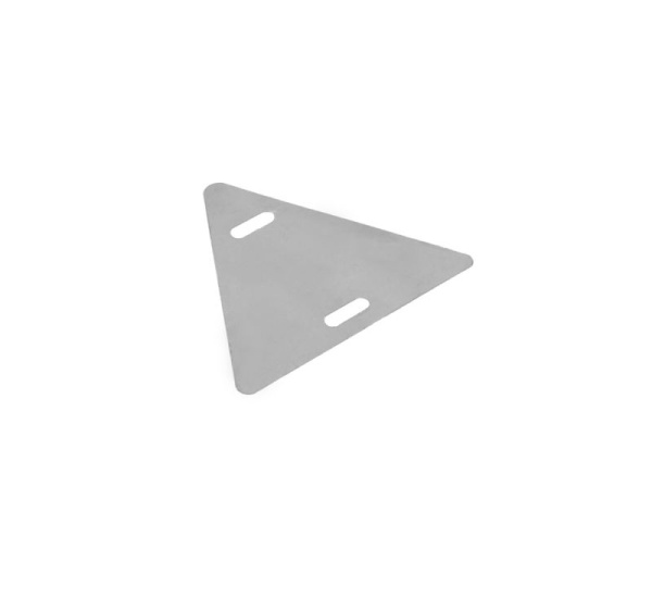 Бирка кабельная У-136 62х55мм INOX (треугольник) (уп.5шт) Промрукав PR08.29501