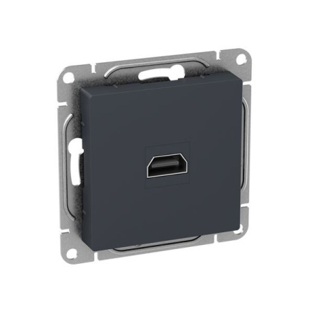 Розетка СП Эпика HDMI механизм графит EKF UP1-SOG-HDMI