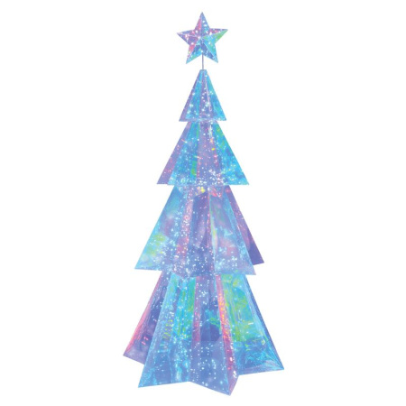 Светильник декоративный "Елка" 400LED ULD-R502 220V XMAS TREE TM бел. корпус радужн. Uniel UL-00011052