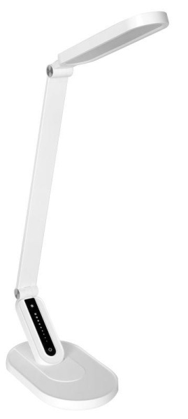 Светильник светодиодный KD-859 C01 LED наст.10Вт 230В 750лм сенс.рег.ярк и цвет.темп USB-5В 1А бел. Camelion 13534