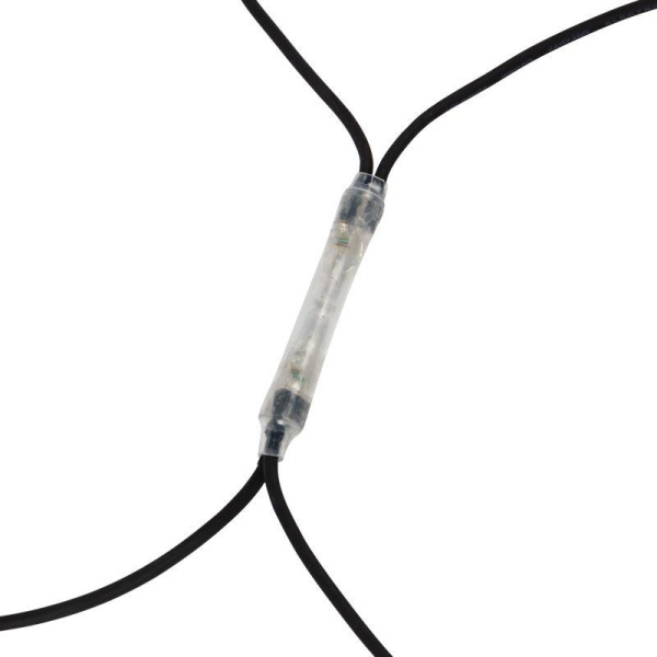 Гирлянда светодиодная "Сеть" 2х3м 432LED бел. 40Вт 220-240В IP67 провод каучук черн. Neon-Night 217-125