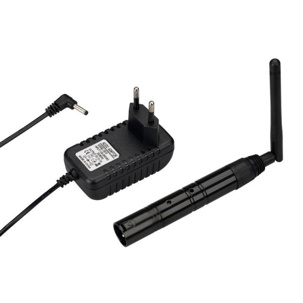Усилитель SMART-DMX-Transmitter Black 5В XLR3 Female 2.4G IP20 метал. черн. Arlight 028416