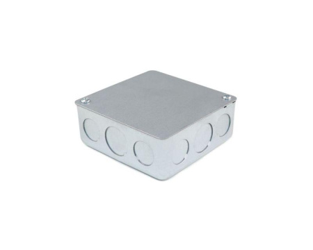 Коробка 100х100х40 IP30 с предвырубленными отверст. сталь ГОФРОМАТИК zeta30349