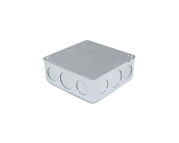 Коробка 100х100х40 IP30 с предвырубленными отверст. сталь ГОФРОМАТИК zeta30349